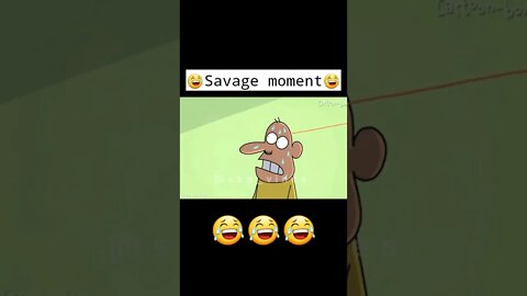 😂 Savage cartoon moment 😂 #moments #shorts #funnymoments .