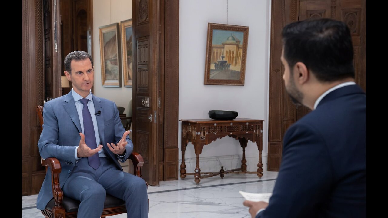 President Bashar Al Assad Interview with Sky News Arabic - English Subtitles