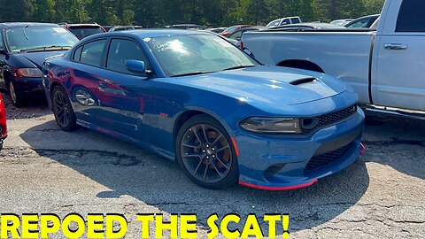 THIS 2023 SCAT PACK CHATGER GOT REPOSSESSED & SOLD AT THE INSURANCE AUCTION