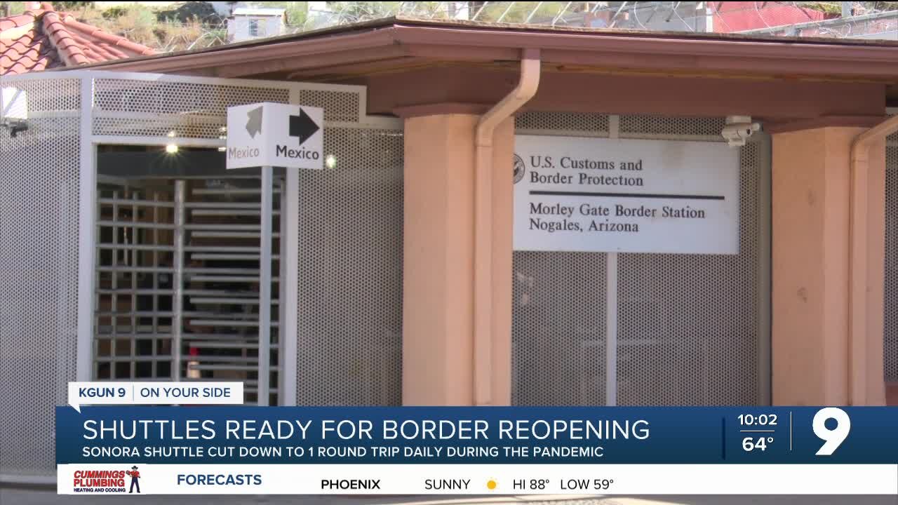 Transportation services ready for business as border reopens
