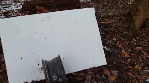 AK-47 Steel Rim Penetration test at 250 yards