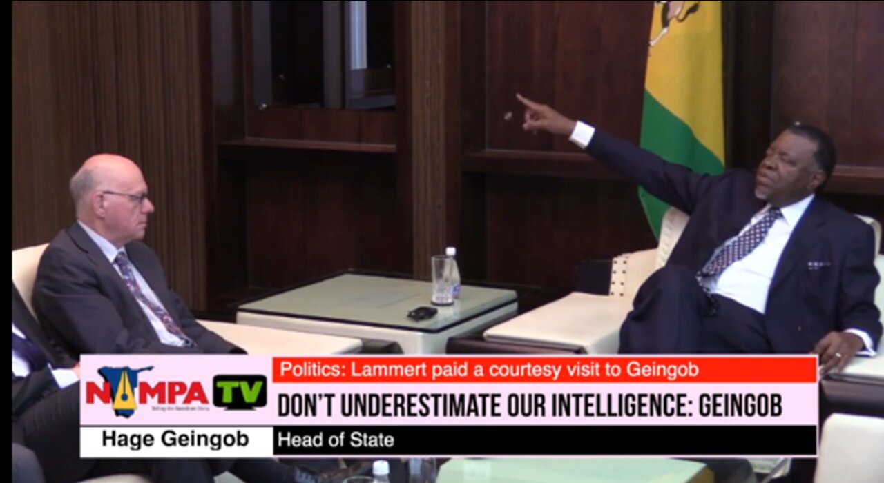 Namibia's Pres. Geingob to German Chairman: "Mind your business... bitch" (Diplomatically)