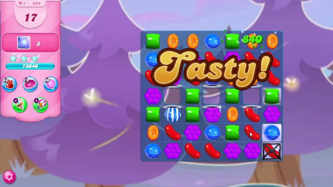 Candy Crush Saga Level 995