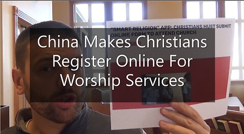 China Makes Christians Register Online For Worship Services