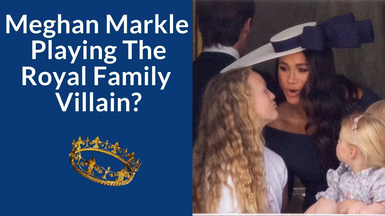 Meghan Markle Playing the Royal Family Villain? #meghanmarkle #royalfamily #platinumjubilee