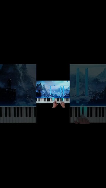 Skyrim "Secunda" (Piano Cover) #shorts