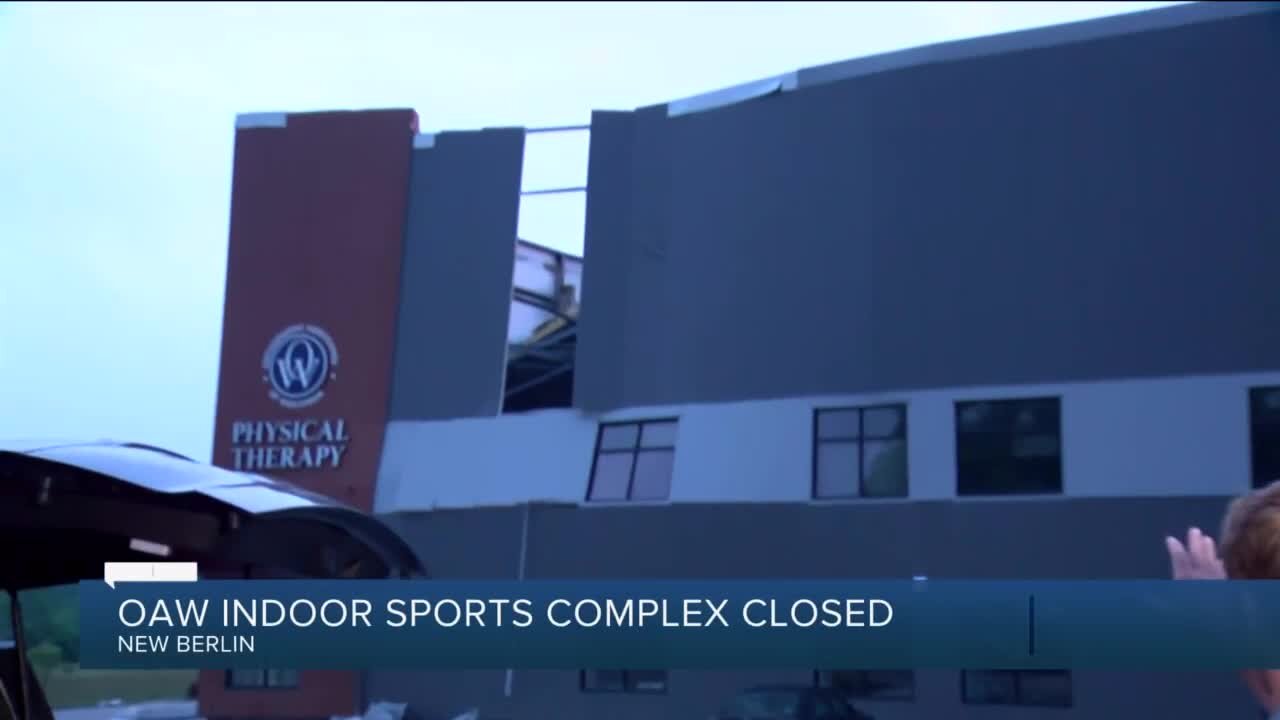 OAW Indoor Sports Complex in New Berlin closed indefinitely after storm damage