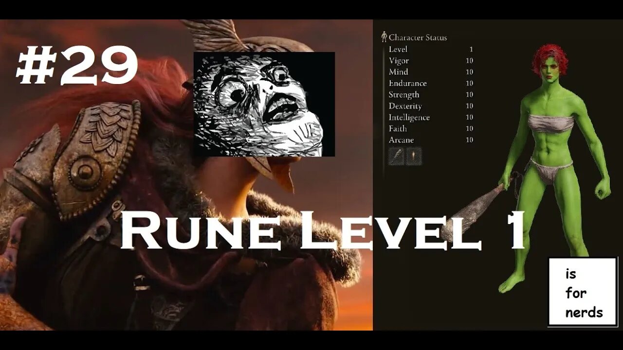 Elden Ring | Rune Level 1 | Part 29 | The Best Weapon For Rune Lvl 1