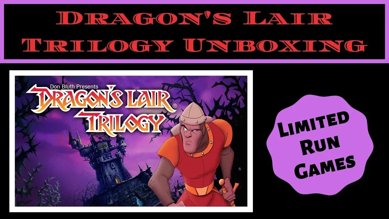 Dragon's Lair Trilogy Unboxing | Limited Run Games