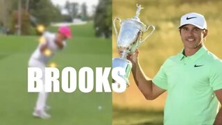 US Open WINNER Brooks Koepka Over the Top Miracle Swing