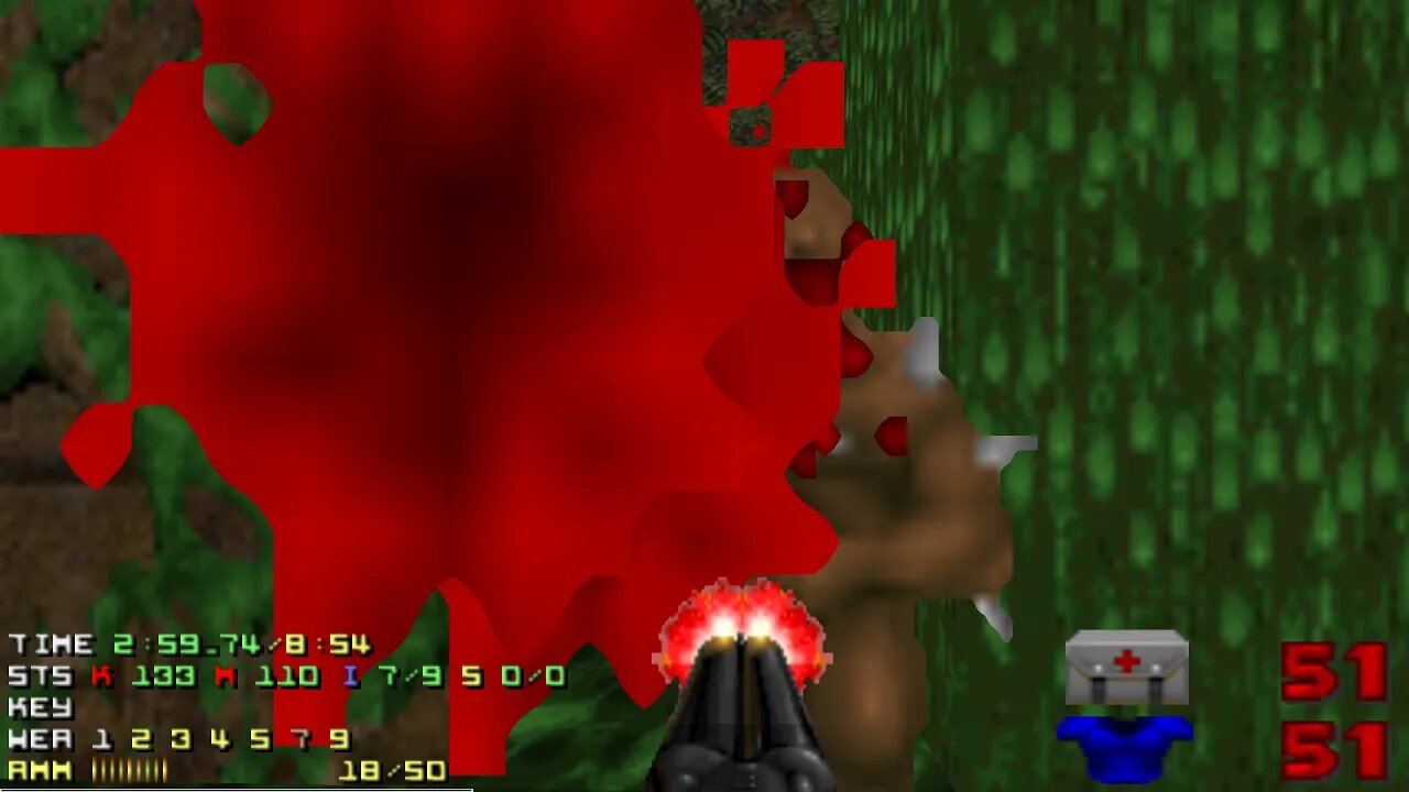 Doom 2 Italo Doom Level 4 IV with 101% in 8:47