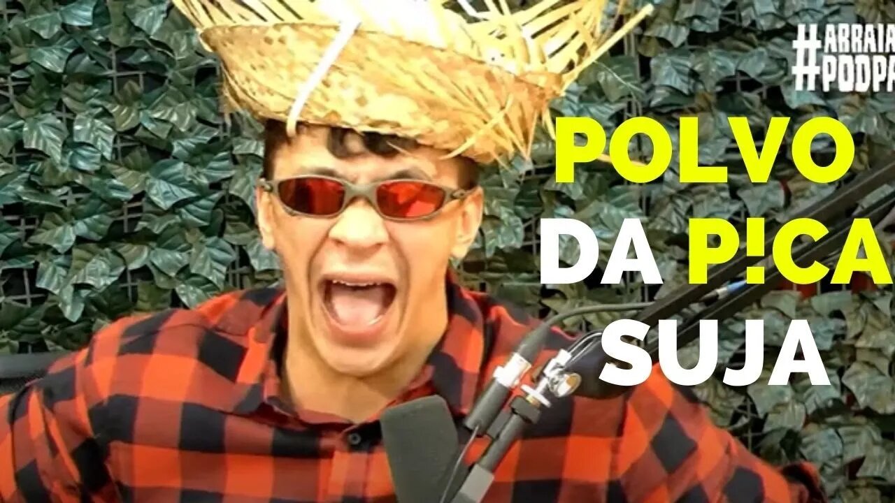 JULIO COCIELO CHOROU DE RIR COM HISTÓRIA DO NINJA | ARRAIÁ PODPAH