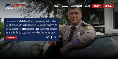 (Episode XI) Joe Sanchez: Miami-Dade County Sheriff Candidate