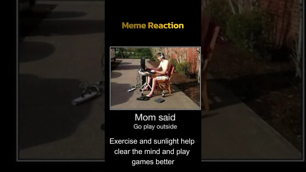 Exercise to Play better - Meme Reaction 33 #shorts #gamingmemes