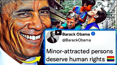 Barack Obama sanoo pedofiilien ansaitsevan "samat oikeudet" kuin 2SLSLGBTQI+-ihmiset