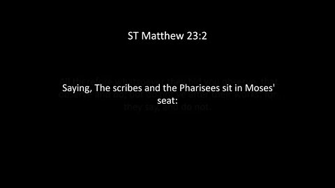 ST Matthew Chapter 23