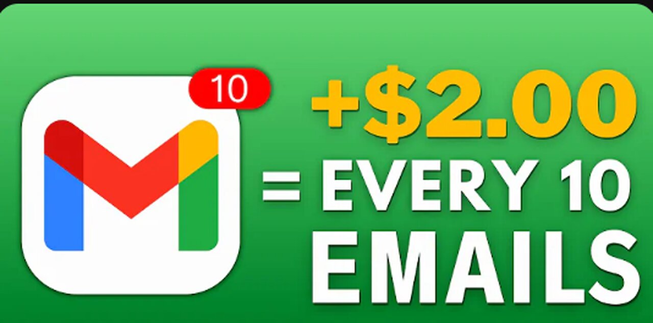 Earn $2.00 Every 10 Emails You Open! | How To Make Money Online 2023