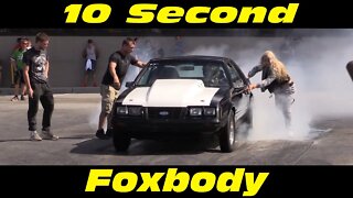 10 Second Foxbody Drag Racing Import Face Off