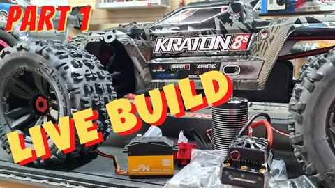 Building my Arrma Kraton 8S EXB - Part 1