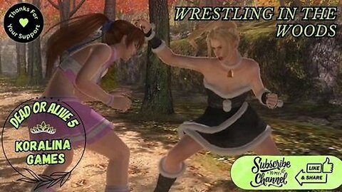 Wrestling in the woods