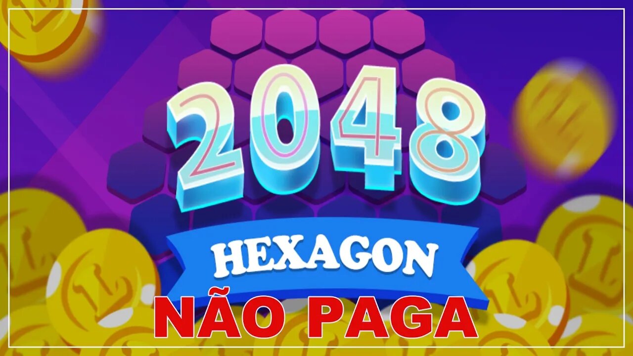 Não perca seu tempo jogando 2048 Exagon não paga