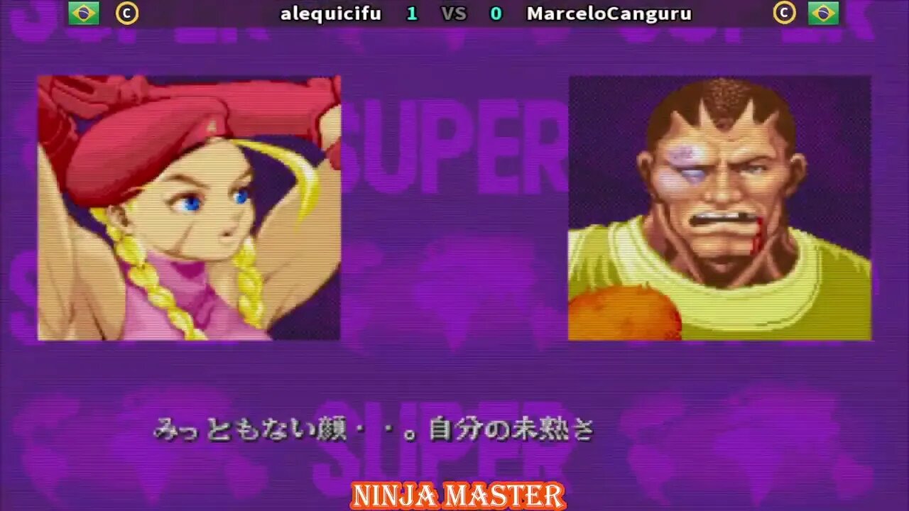 alequicifu vs MarceloCanguru Super Street Fighter II X - grand master challenge FT-20