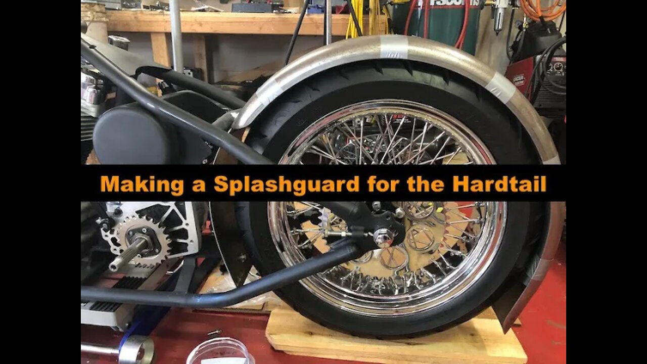 Making a Splashguard for the Hardtail