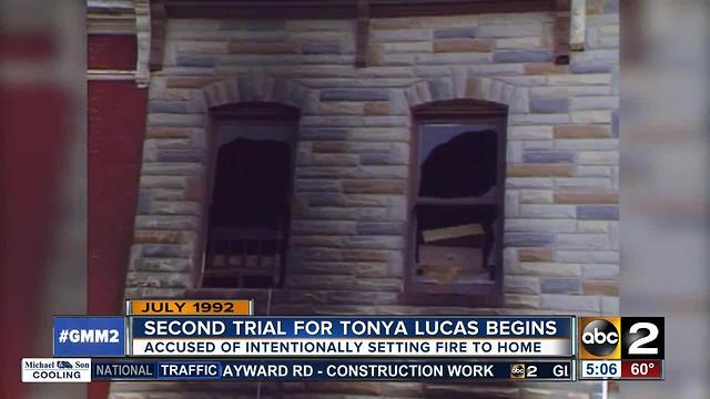 Second trial for mother accused of setting fire