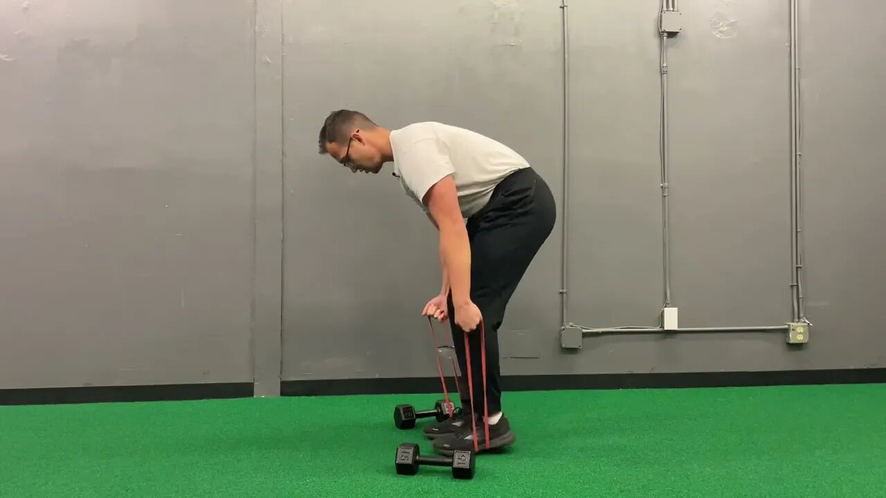 Banded Bent Over DB Rows