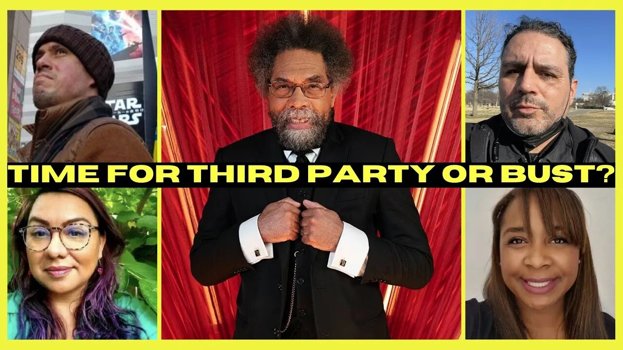 Cornel West Third Party Or BUST (Panel Interview Clip)