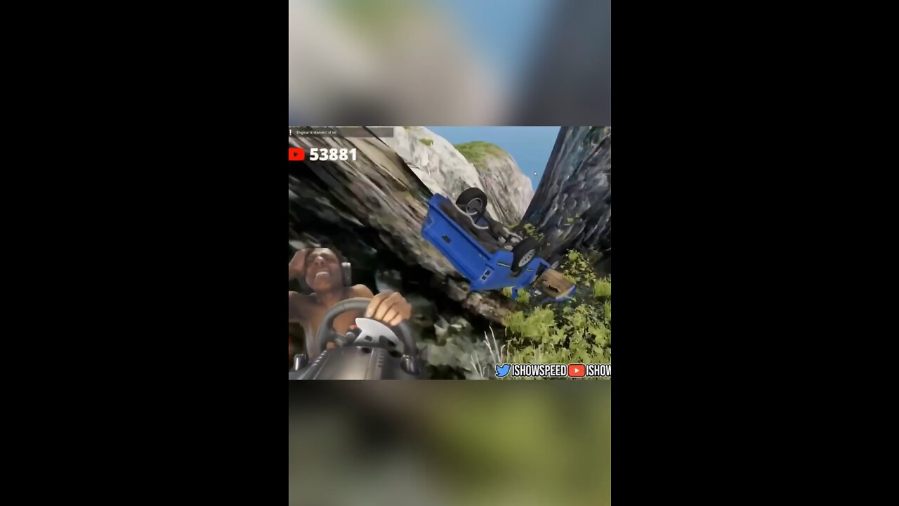 Ishowspeed Almost Dies In A Car Crash 🤣
