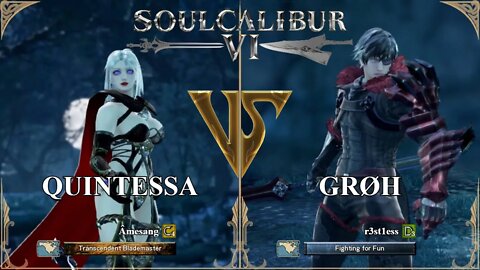 Quintessa (Âmesang) VS Grøh (r3st1ess) (SoulCalibur™ VI: Online)