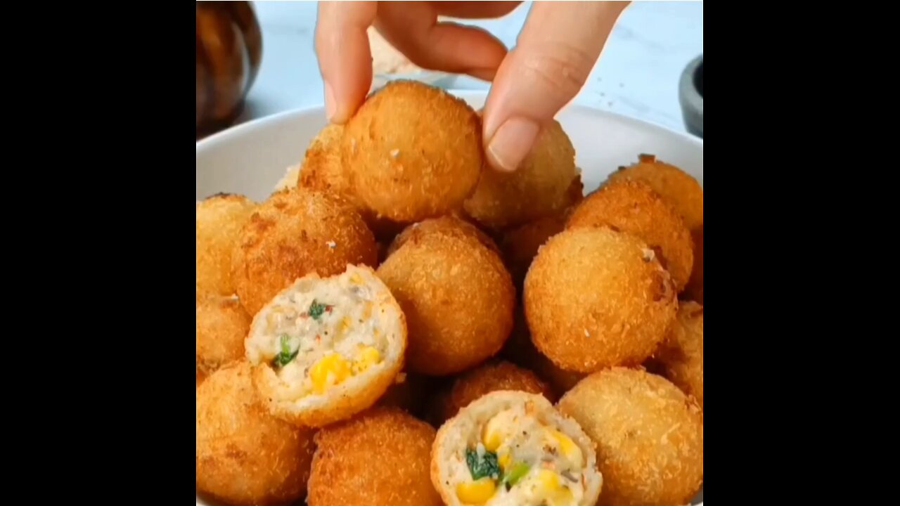 Corn Cheese Balls | कॉर्न चीज़ बॉल्स