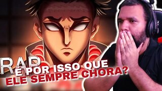 REAGINDO AO Rap do Gyomei Himejima (Kimetsu no Yaiba) O Hashira Mais Forte | Gabriza ♫