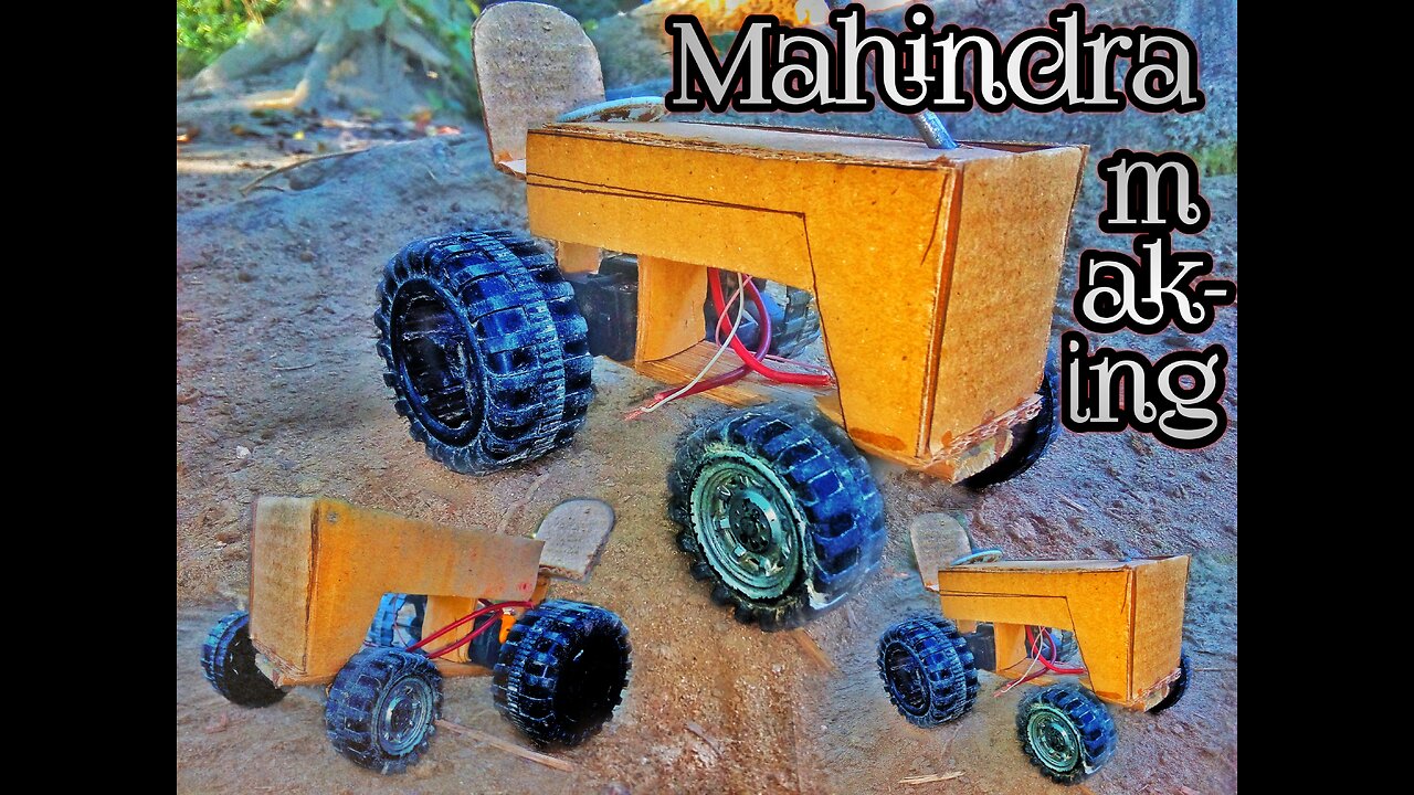 DRY CAR-How to make a mahindra at home.