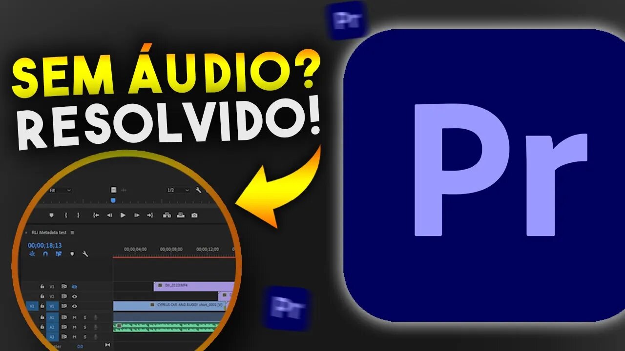 RESOLVIDO! Adobe Premiere NÃO IMPORTA ÁUDIO do VÍDEO