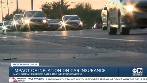 Why car insurance increases amid inflation