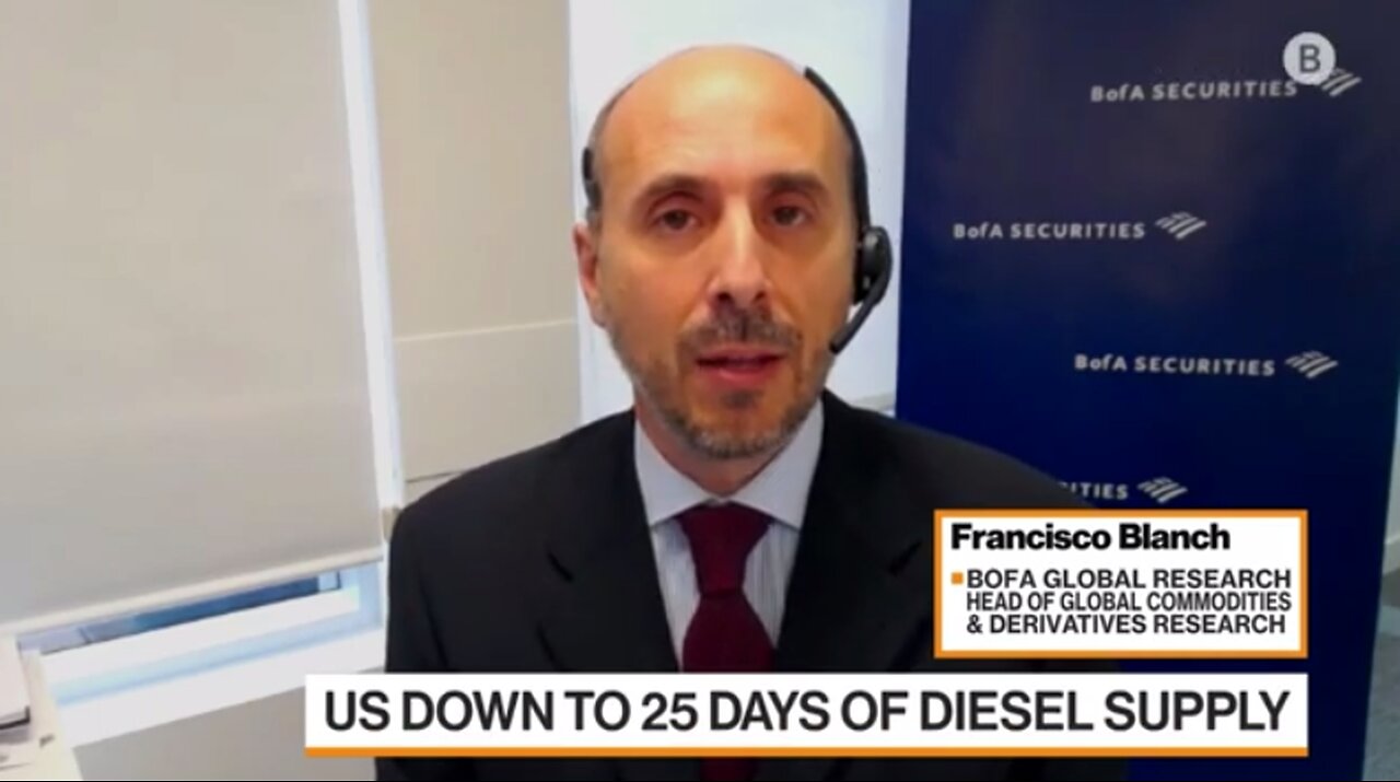 Bloomberg: US has only 25 days of Diesel supply
