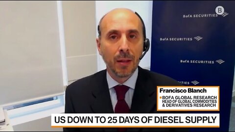 Bloomberg: US has only 25 days of Diesel supply