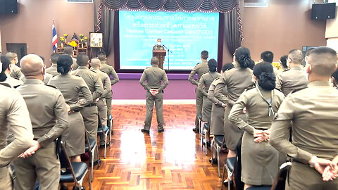 U.S. Embassy Thailand Civil Affairs team trains with Border Patrol Police