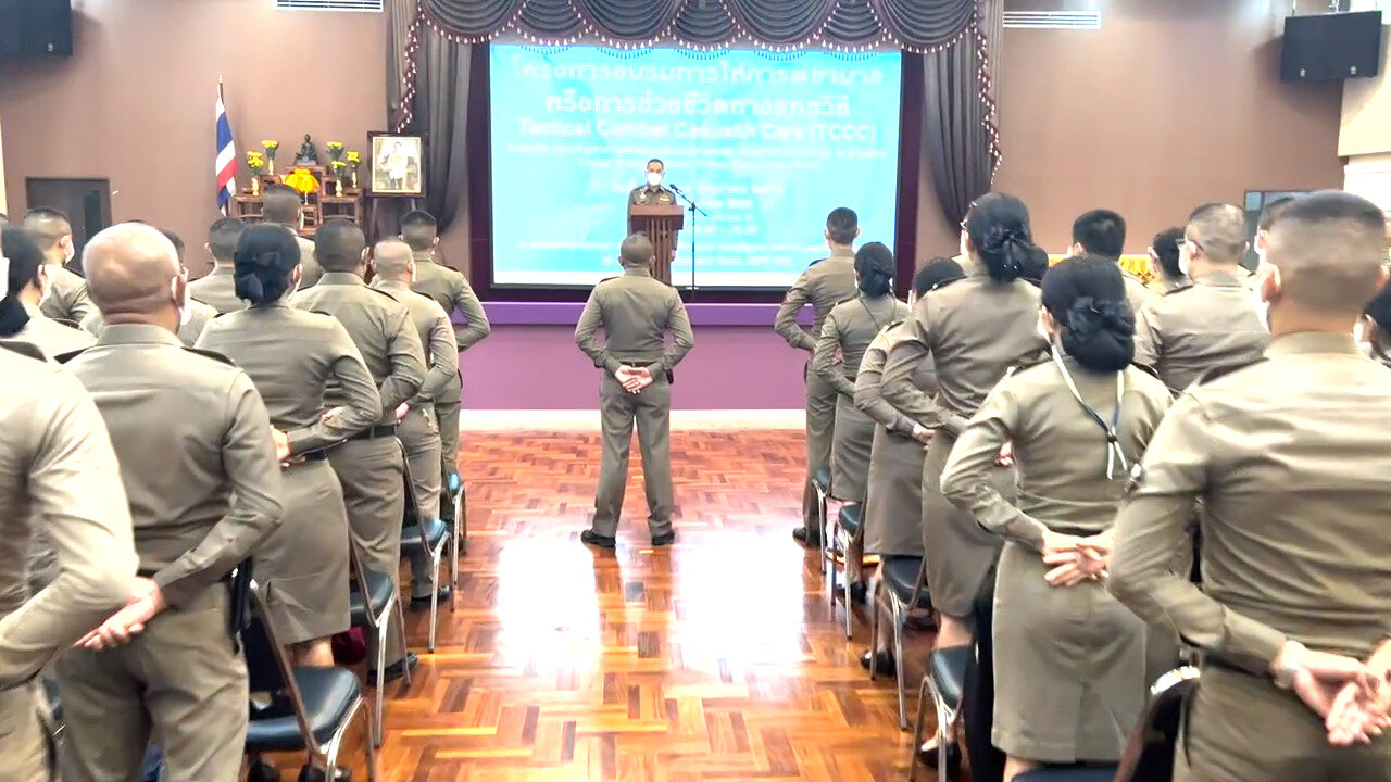 U.S. Embassy Thailand Civil Affairs team trains with Border Patrol Police