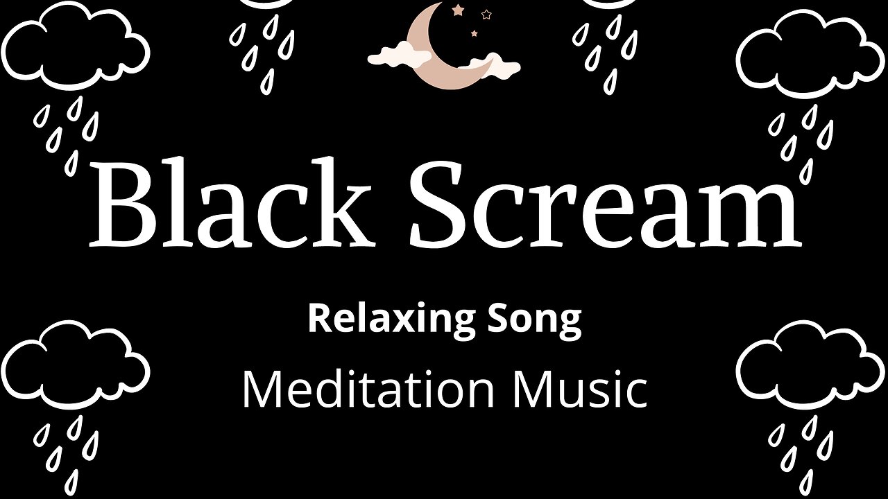 BLACK SCREAM - Meditation Music. Sleep in 5 minutes. Sleep and Relaxation. #sleep #relaxation #music