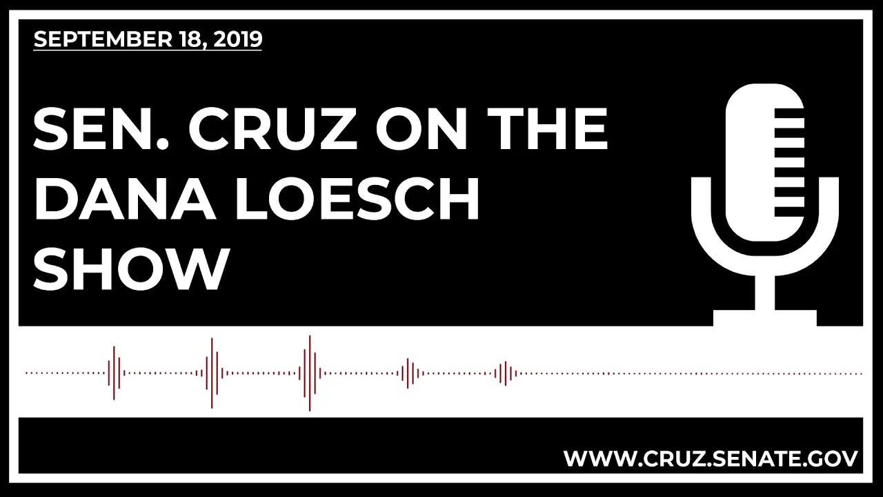 Sen. Cruz Discusses Grassley-Cruz on the Dana Loesch Show