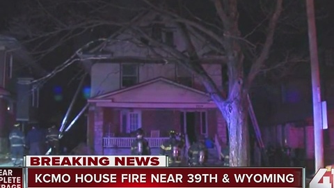 KCMO house fire near 39th and Wyoming