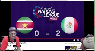 CONCACAF Nations League 2023 Suriname 0 x 2 Mexico