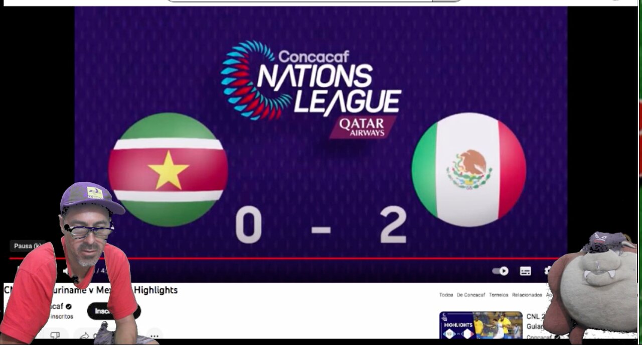 CONCACAF Nations League 2023 Suriname 0 x 2 Mexico
