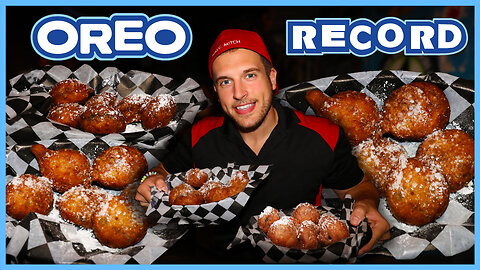 SET THE DEEP FRIED OREO EATING RECORD AND THE COOKIES ARE FREE!