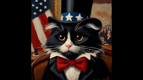 Why Setko the Cat Needs You to Vote for Harris in the 2024 Election!