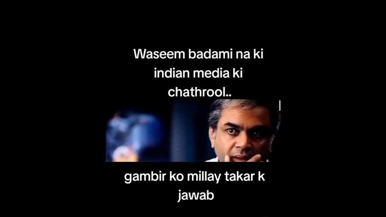 Wasim badami k hatho chatrol