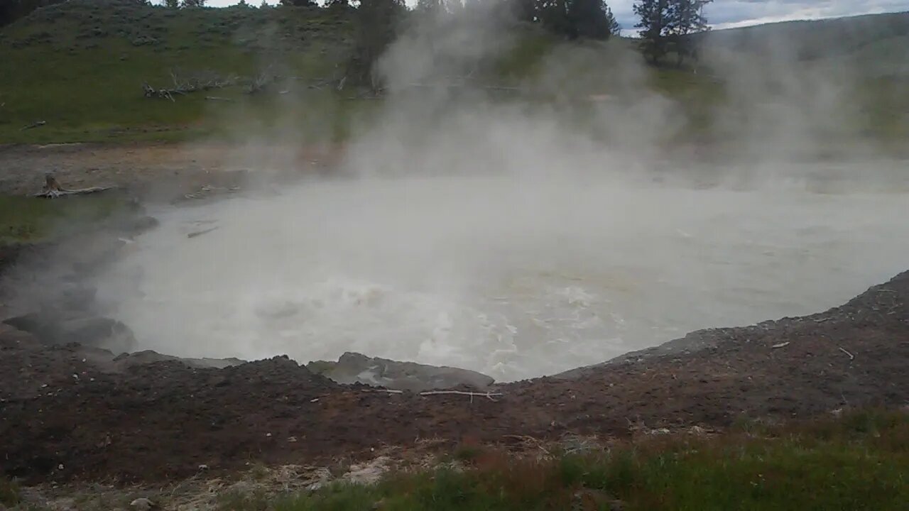 Mud Geyser Yellowstone